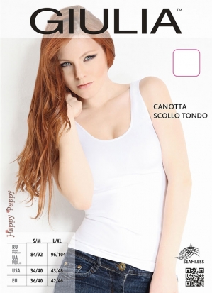 Giulia canotta scollo tondo