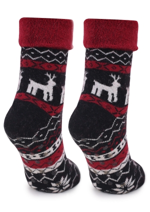 Теплые носочки с оленями Marilyn N45