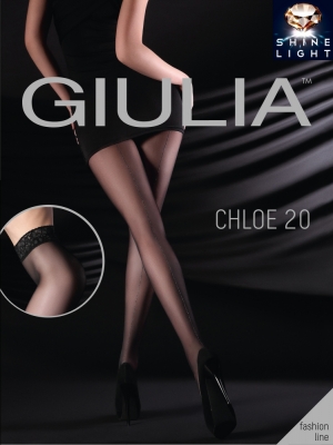 Фото Колготки со швом из люрекса Giulia Chloe 20