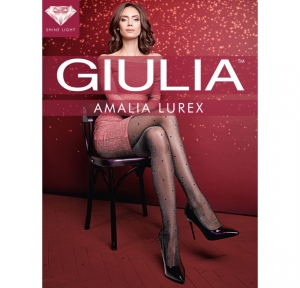 Фото Колготки в горошек с люрексом Giulia Lurex Amalia 40